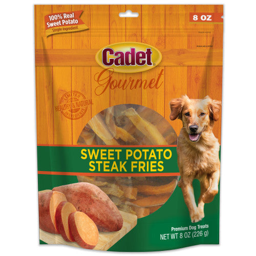 Cadet Gourmet Dog Sweet Potato Fries Fries, Sweet Potato, 1 Each/8 Oz. (1 Count) by Cadet peta2z