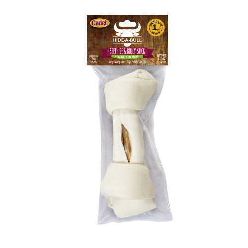 Cadet Hide-a-Bull Rawhide and Bull Stick Bone For Dogs 1 Each/6-7 in by Cadet peta2z