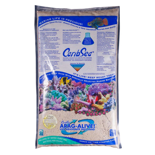 CaribSea Arag-Alive Bimini Pink Aquarium Substrate 2ea/20 lb (Count of 2) by Caribsea peta2z