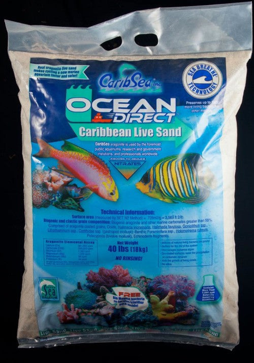 CaribSea Ocean Direct Live Aquarium Sand 1 Each/40 lb by Caribsea peta2z