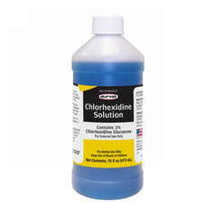 Chlorhexidine 2% Solution for Horses and Dogs 16 Oz by Durvet peta2z