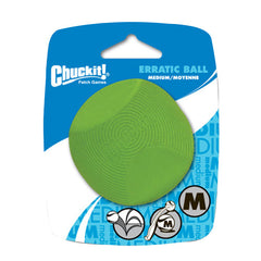 Chuckit! Erratic Dog Toy Ball Green, 1 Each/Medium by Chuckit! peta2z