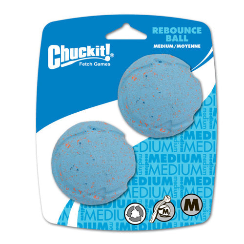 Chuckit! Rebounce Ball Dog Toy Assorted, 1 Each/2 pk, Medium by Chuckit! peta2z