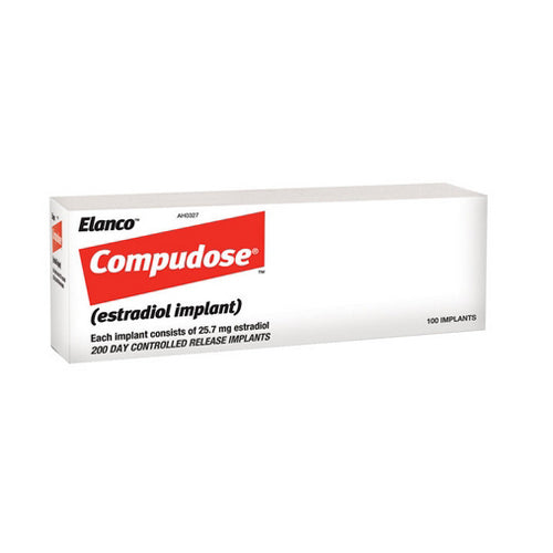 Compudose Implants for Cattle Cartridge 100 Count by Elanco peta2z