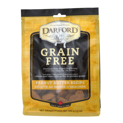 Darford Grain Free Dog Biscuits Peanut Butter Recipe 1 Each/12 Oz by Darford peta2z