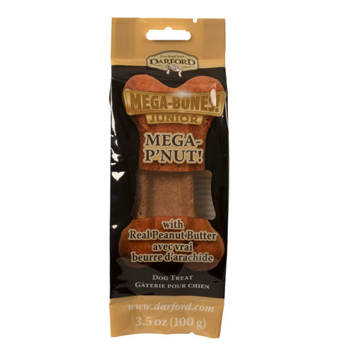 Darford Mega Bone Dog Treat P'Nut Junior, P'Nut, 1 Each/3.5 Oz by Darford peta2z