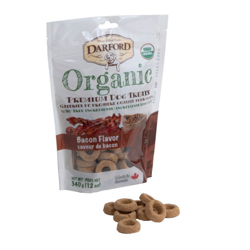 Darford Organic Premium Bacon Flavor Dog Treat Bacon, 1 Each/12 Oz by Darford peta2z