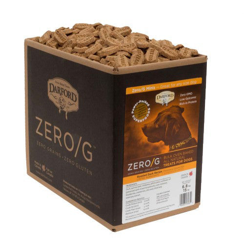 Darford Zero/G Oven Baked All Natural Dog Treats Mini, Roasted Duck Recipe, 1 Each/15 lb by Darford peta2z