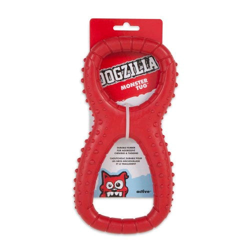 Dogzilla Monster Tug Dog Toy Red, 1 Each/Large by San Francisco Bay Brand peta2z