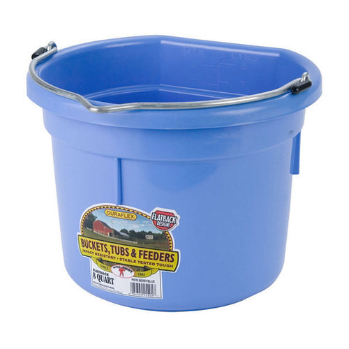 DuraFlex Plastic Flatback Bucket Berry-blue 1 Count by Duraflex peta2z