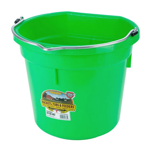 DuraFlex Plastic Flatback Bucket Lime 1 Count by Duraflex peta2z