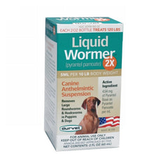 Durvet Liquid Wormer 2X Dog Dewormer 2 Oz by Durvet peta2z