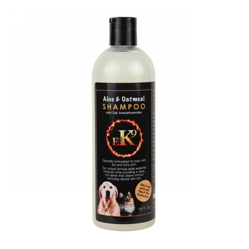 E3 K9 Aloe & Oatmeal Shampoo 16 Oz by E3K9 Elite Equine Evolution peta2z