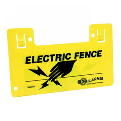 Electric Fence Clip-On Warning Sign 1 Each by Gallagher peta2z
