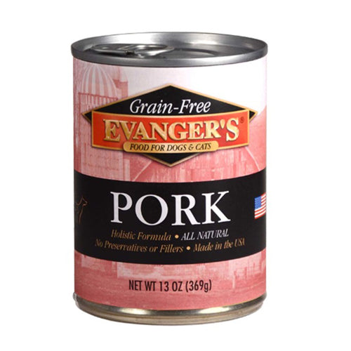 Evanger's Grain-Free Wet Dog & Cat Food Pork, 12Each/12.8 Oz, 12 Pack (Count of 12) by Evangers peta2z