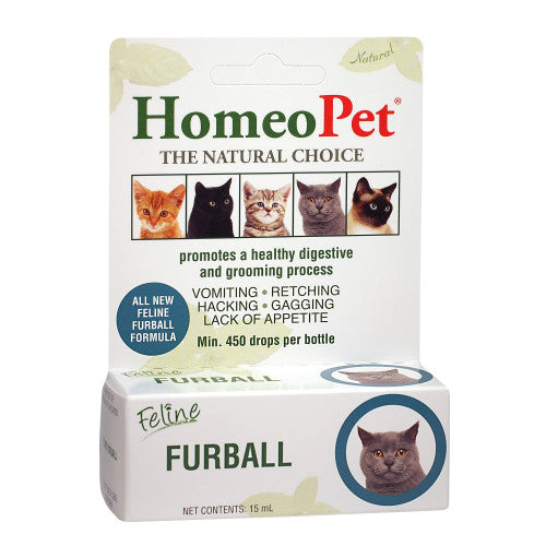 Feline Furball 15 ml by HomeoPet Solutions peta2z