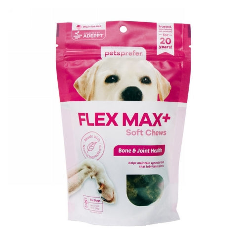 Flex Max+ Soft Chews for Dogs 30 Soft Chews by Petsprefer peta2z