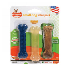 FlexiChew/Heathy Edibles Chew Value Pack Petite 3 Packets by Nylabone peta2z