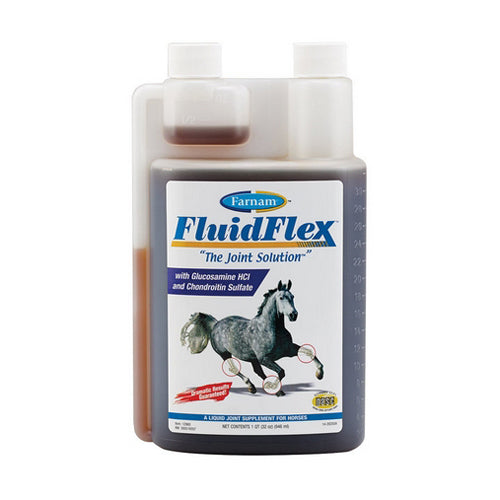 FluidFlex Joint Solution Supplement for Horses 32 Oz by Farnam peta2z