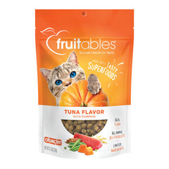 Fruitables Limited Ingredient Crunchy Cat Treats Tuna w/Pumpkin, 1 Each/2.5 Oz by Fruitables peta2z