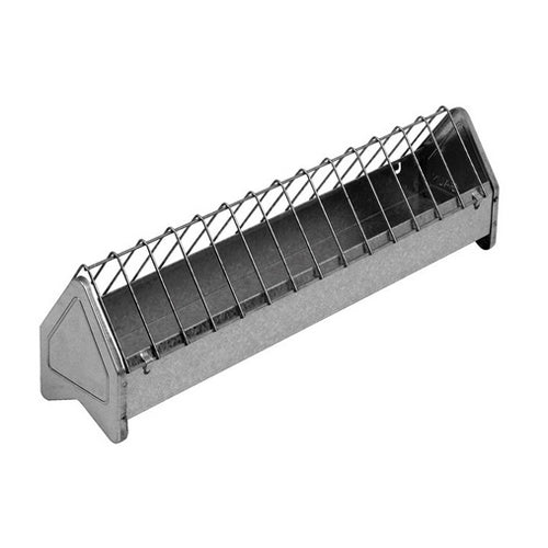 Galvanized Trough Poultry Feeder with Grate 1 Each by Miller Little Giant peta2z
