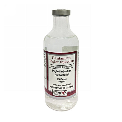 Gentamicin Piglet Injection 250 Ml by Sparhawk peta2z