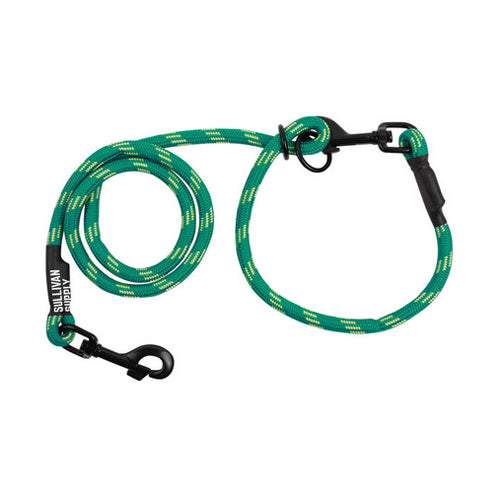 Goat Neck Tie with Snap Lead Green/White (Green Twist) 1 Count by Sullivan Supply, Inc. peta2z