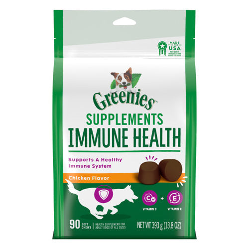 Greenies Immune Health Supplement For Dogs 90 Count by Greenies peta2z