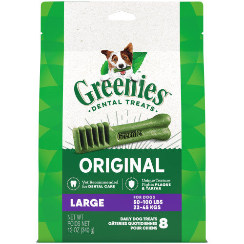 Greenies Large Dental Dog Treats 8 count by Greenies peta2z