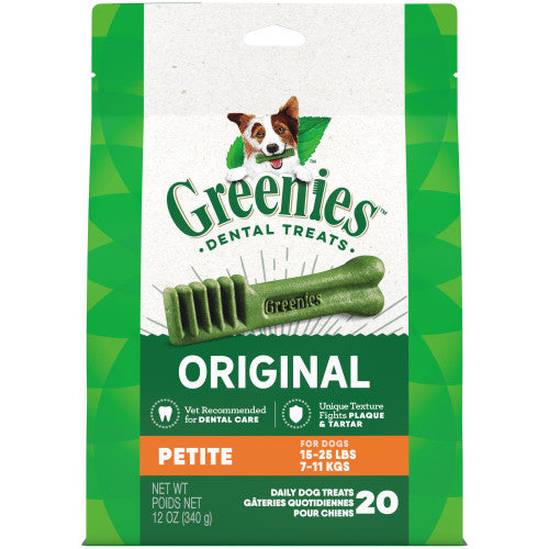 Greenies Petite Dental Dog Treats 20 count by Greenies peta2z