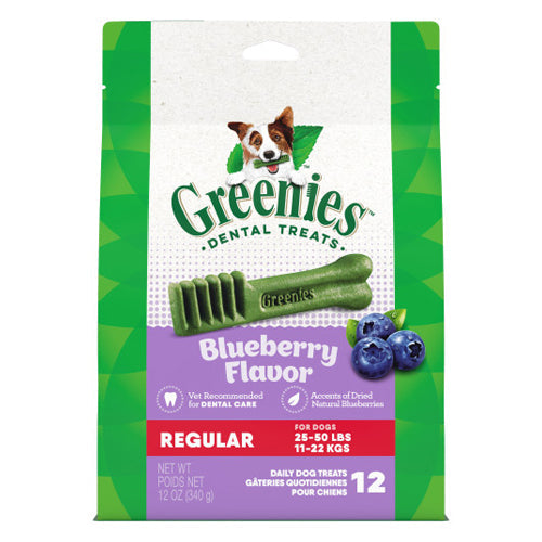 Greenies Regular Blueberry Treat Pack 12 Oz by Greenies peta2z