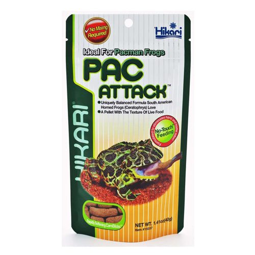 Hikari USA Packman Frog PAC Attack Wet Food 1 Each/1.41 Oz by San Francisco Bay Brand peta2z