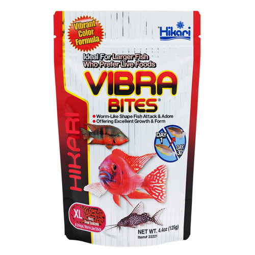 Hikari USA Vibra Bites Tropical Fish Food 1 Each/4.4 Oz, XL by San Francisco Bay Brand peta2z