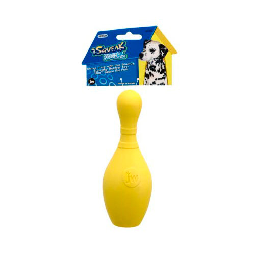 JW Pet Bouncin' Bowlin Pin Dog Toy Assorted, 1 Each/Medium by JW Pet peta2z