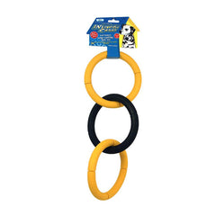 JW Pet Invincible Triple Chains Dog Toy Assorted, 1 Each/Large by JW Pet peta2z