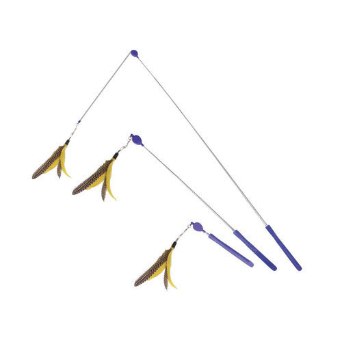 Jackson Galaxy Air Prey Wand Cat Toy Purple, 1 Each/One Size by San Francisco Bay Brand peta2z