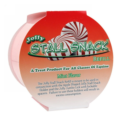 Jolly Stall Snack Refill Mint 1 Each by Horsemens Pride peta2z