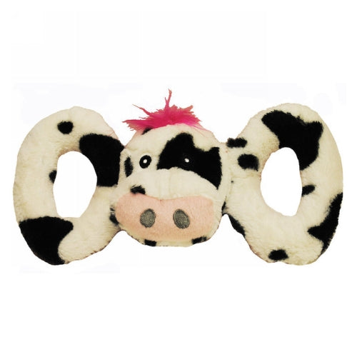 Jolly Tug-A-Mals Dog Toy Large Cow 1 Count by Jolly Pets peta2z