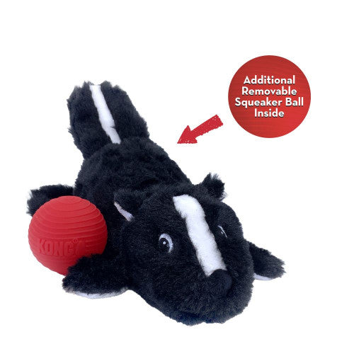 KONG Cozie Pocketz Dog Toy Skunk, 1 Each/Small by Kong peta2z