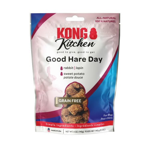 KONG Kitchen Grain-Free Dog Treats Good Hare Day, 1 Each/5 Oz by Kong peta2z