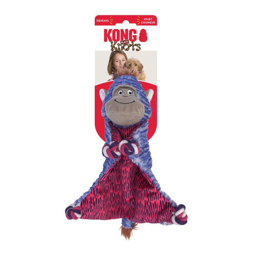 KONG Knots Flatz Dog Toy Monkey, 1 Each/MD/Large by Kong peta2z