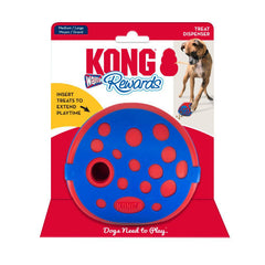 KONG Rewards Wally Dog Treat Dispenser Toy Blue/Red, 1 Each/MD/Large by Kong peta2z
