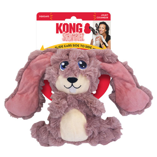 KONG Scrumplez Dog Toy Bunny, 1 Each/Medium by Kong peta2z