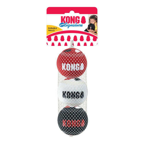KONG Signature Sport Balls Dog Toy 1 Each/MD, 3 Pack by Kong peta2z