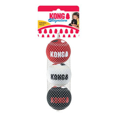 KONG Signature Sport Balls Dog Toy 1 Each/MD, 3 Pack by Kong peta2z