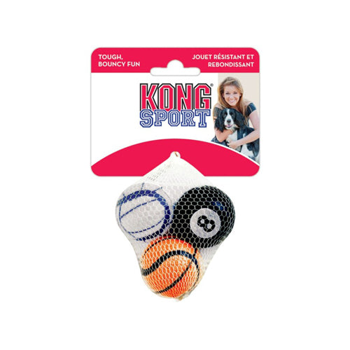 KONG Sport Balls Dog Toy Assorted, 1 Each/3 pk, Small by Kong peta2z