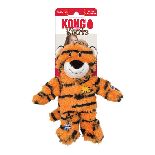 KONG Wild Knots Dog Toy Tiger, 1 Each/SM/Medium by Kong peta2z