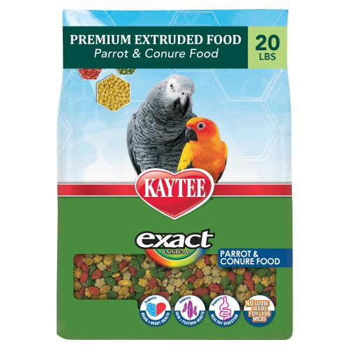 Kaytee Exact Rainbow Parrot & Conure 1 Each/20 lb by Kaytee peta2z