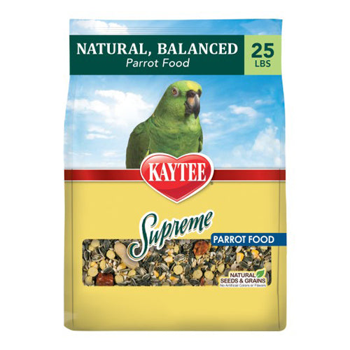 Kaytee Supreme Parrot Food 1 Each/25 lb Bag by Kaytee peta2z