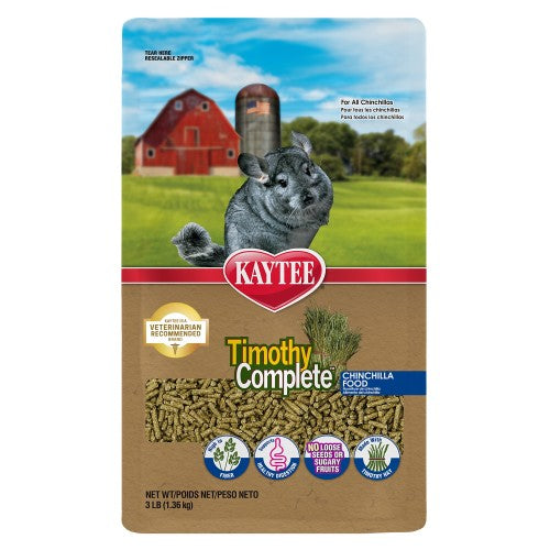 Kaytee Timothy Complete Chinchilla Food 1 Each/3 lb by Kaytee peta2z